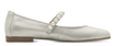 Obrazek Tamaris 1-22140-44-941 Baleriny damskie srebrne