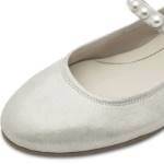 Obrazek Tamaris 1-22140-44-941 Baleriny damskie srebrne