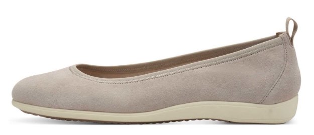 Obrazek Tamaris 1-22130-44-204 Baleriny damskie beżowe