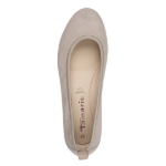 Obrazek Tamaris 1-22130-44-204 Baleriny damskie beżowe