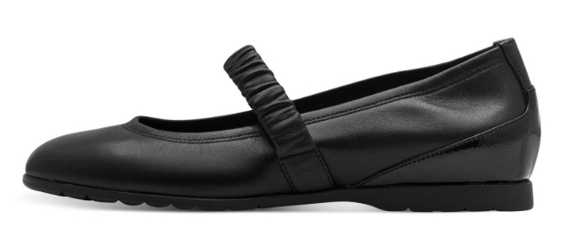 Obrazek Tamaris 1-22131-44-001 Czarne baleriny damskie