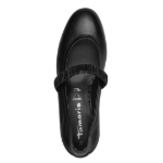 Obrazek Tamaris 1-22131-44-001 Czarne baleriny damskie