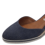 Obrazek Tamaris 1-22319-44-800 Damskie sandały na koturnie niebieski