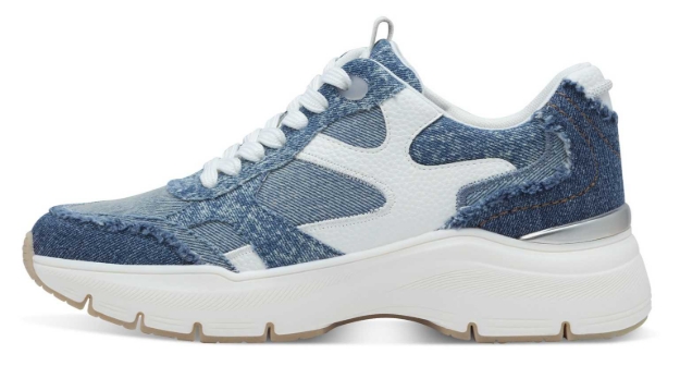 Obrazek Tamaris 1-23849-44-804 Trampki damskie niebieskie