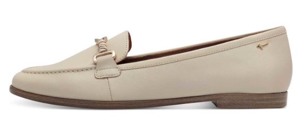 Obrazek Tamaris 1-24240-44-413 Damskie loafersy beżowe