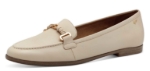 Obrazek Tamaris 1-24240-44-413 Damskie loafersy beżowe