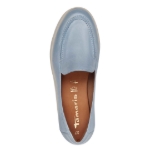 Obrazek Tamaris 1-24629-44-880 Niebieskie mokasyny damskie