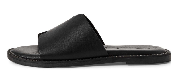 Obrazek Tamaris 1-27135-42-001 Czarne kapcie damskie