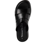 Obrazek Tamaris 1-27203-44-001 Czarne kapcie damskie
