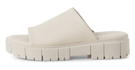 Obrazek Tamaris 1-27252-42-104 Białe kapcie damskie