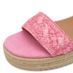 Obrazek Tamaris 1-28059-44-531 Damskie sandały na koturnie w kolorze różowym