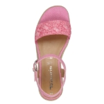 Obrazek Tamaris 1-28059-44-531 Damskie sandały na koturnie w kolorze różowym