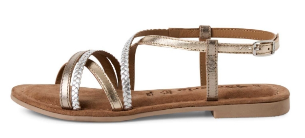 Obrazek Tamaris 1-28139-44-116 Sandały damskie szampańskie