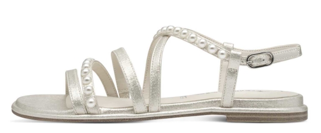 Obrazek Tamaris 1-28143-44-179 Sandały damskie srebrne