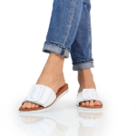 Obrazek Białe damskie kapcie zdrowotne Batz Carmen