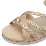 Obrazek Tamaris 1-28152-44-425 Sandały damskie beżowe