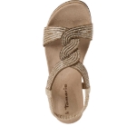 Obrazek Tamaris 1-28200-44-964 Sandały damskie beżowe