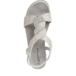 Obrazek Tamaris 1-28200-44-948 Sandały damskie srebrne