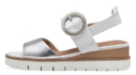 Obrazek Tamaris 1-28206-42-171 Damskie sandały na koturnie białe