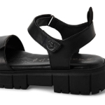 Obrazek Tamaris 1-28209-44-001 Damskie sandały na koturnie czarne