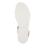 Obrazek Tamaris 1-28218-44-100 Damskie sandały na koturnie białe