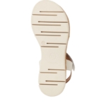 Obrazek Tamaris 1-28220-44-117 Damskie sandały na koturnie białe