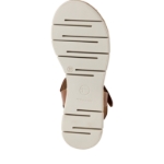 Obrazek Tamaris 1-28220-44-392 Damskie sandały na koturnie brązowe