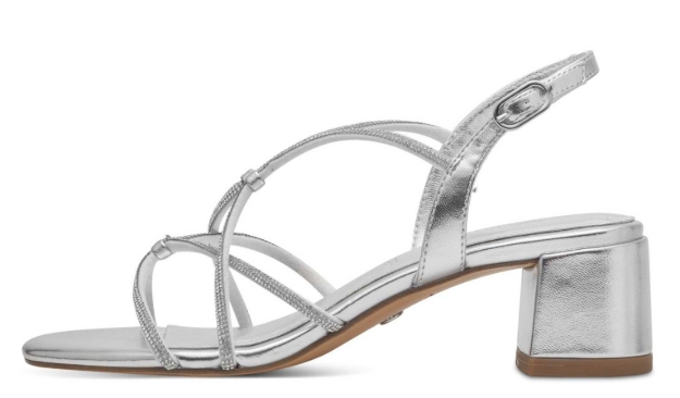 Obrazek Tamaris 1-28236-42-933 Damskie sandały na obcasie złote