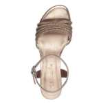 Obrazek Tamaris 1-28248-44-586 Damskie sandały na obcasie w kolorze różowym