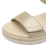 Obrazek Tamaris 1-28260-42-179 Damskie sandały na koturnie beżowe