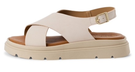 Obrazek Tamaris 1-28270-42-421 Sandały damskie beżowe