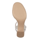 Obrazek Tamaris 1-28324-42-179 Damskie sandały na obcasie srebrne