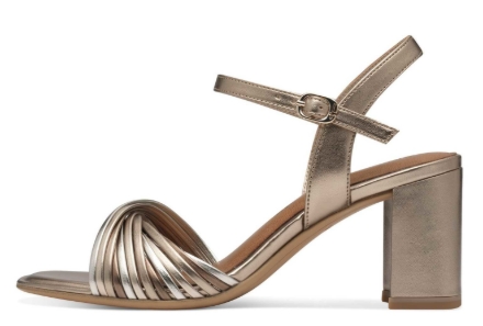 Obrazek Tamaris 1-28324-42-988 Damskie sandały na obcasie brązowe