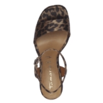 Obrazek Tamaris 1-28343-44-360 Damskie sandały na obcasie w panterkę