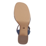 Obrazek Tamaris 1-28343-44-802 Damskie sandały na obcasie niebieskie