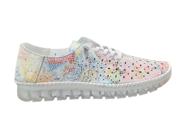 Obrazek Wild 16694 Picasso białe Botki damskie z pełnej skóry