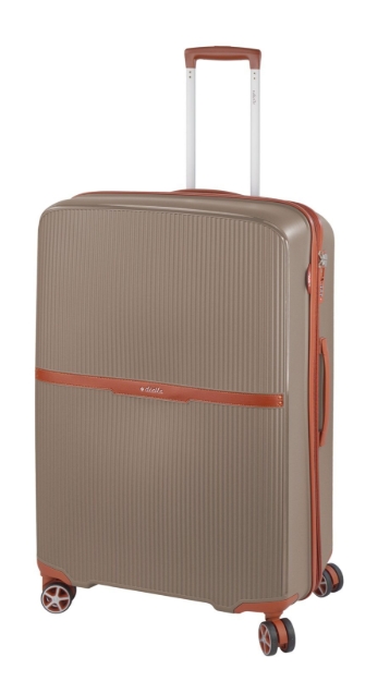Obrazek Walizka podróżna Dielle L PP STRIPE 190-76-60 brązowa 114 L