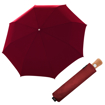 Obrazek DOPPLER MANUFAKTUR Bellino Nickel matt Oxford - w pełni automatyczny luksusowy parasol czerwony