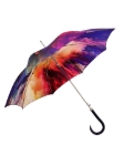 Obrazek DOPPLER MANUFAKTUR Elegance AC Bohéme ART - luksusowy parasol damski z wielokolorowym nadrukiem