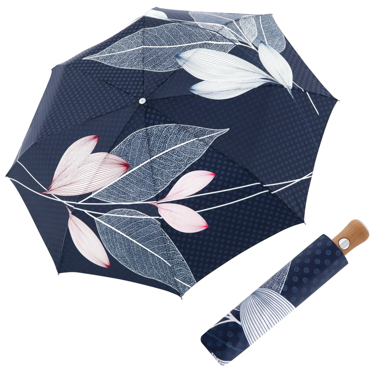 Obrazek DOPPLER MANUFAKTUR Bellino Nickel glänzend, Boheme - w pełni automatyczny luksusowy parasol wielokolorowy