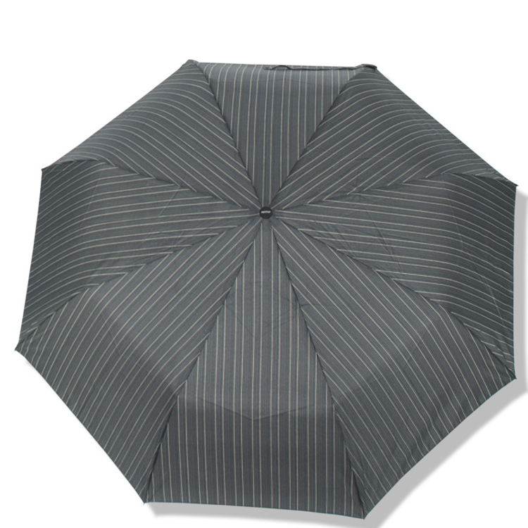 Obrazek DERBY Hit Patterned - męski składany parasol antracytowy