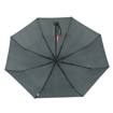 Obrazek DERBY Hit Patterned - męski składany parasol w kolorze szarym