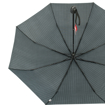 Obrazek DERBY Hit Patterned - męski składany parasol w kolorze szarym