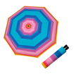 Obrazek DOPPLER Fiber Mini Happy różowy - damski parasol składany wielokolorowy