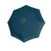 Obrazek DOPPLER Mini Light Twinkle blue - damski parasol składany niebieski