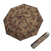Obrazek DOPPLER Mini Light Leaves - damski parasol składany brązowy