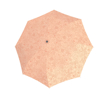 Obrazek DOPPLER Mini Light Giardino pomarańczowy - damski parasol składany jasny