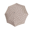 Obrazek DOPPLER Mini Light Soul taupe - damski parasol składany beżowy