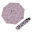Obrazek DOPPLER Fiber Mini Leaves indygo - damski parasol składany