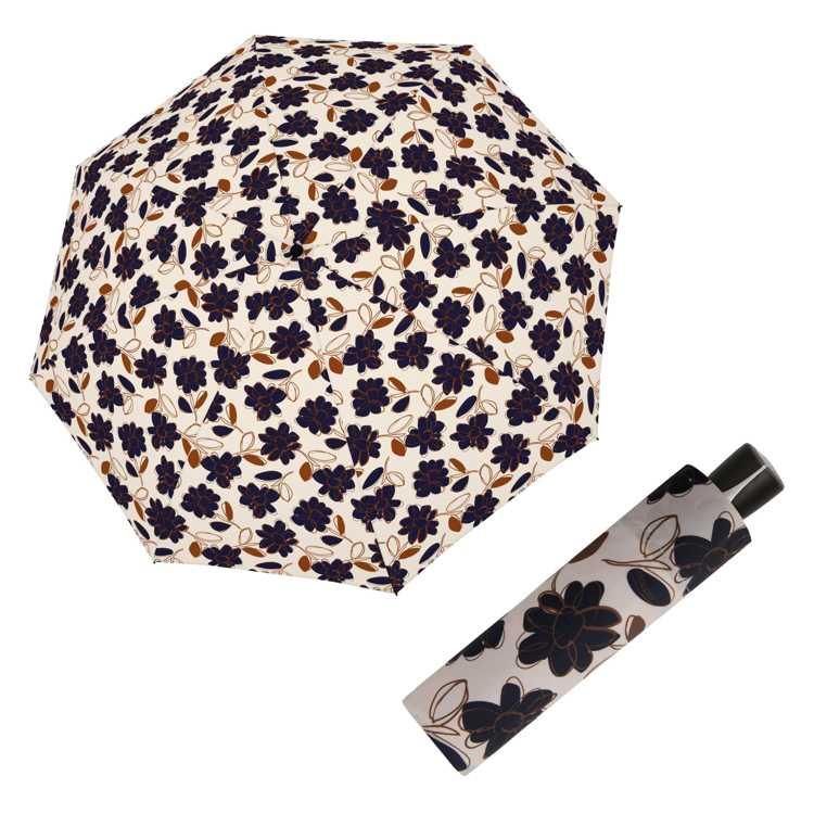 Obrazek DOPPLER Fiber Mini Blossom - damski parasol składany czerwony